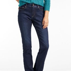 LL Bean Dark Wash Baby Boot Jeans size 10